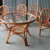 Rattan dining set