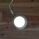 pied de lampe vintage en grès chamotté