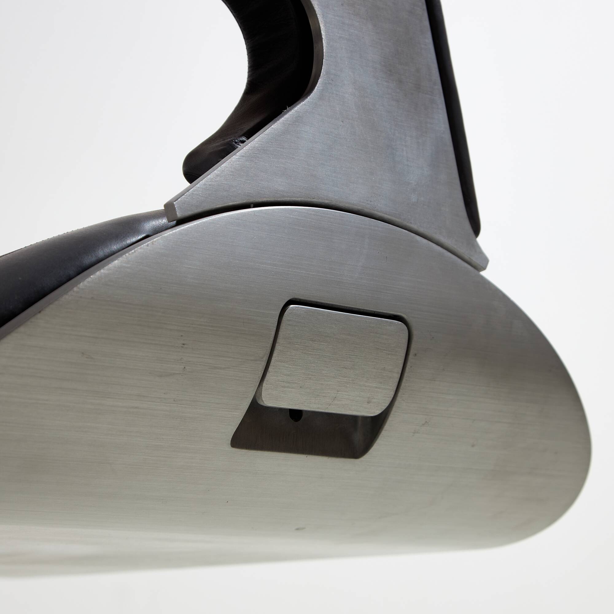 Chaise argentée par hadi teherani pour interstuhl (mk10281)