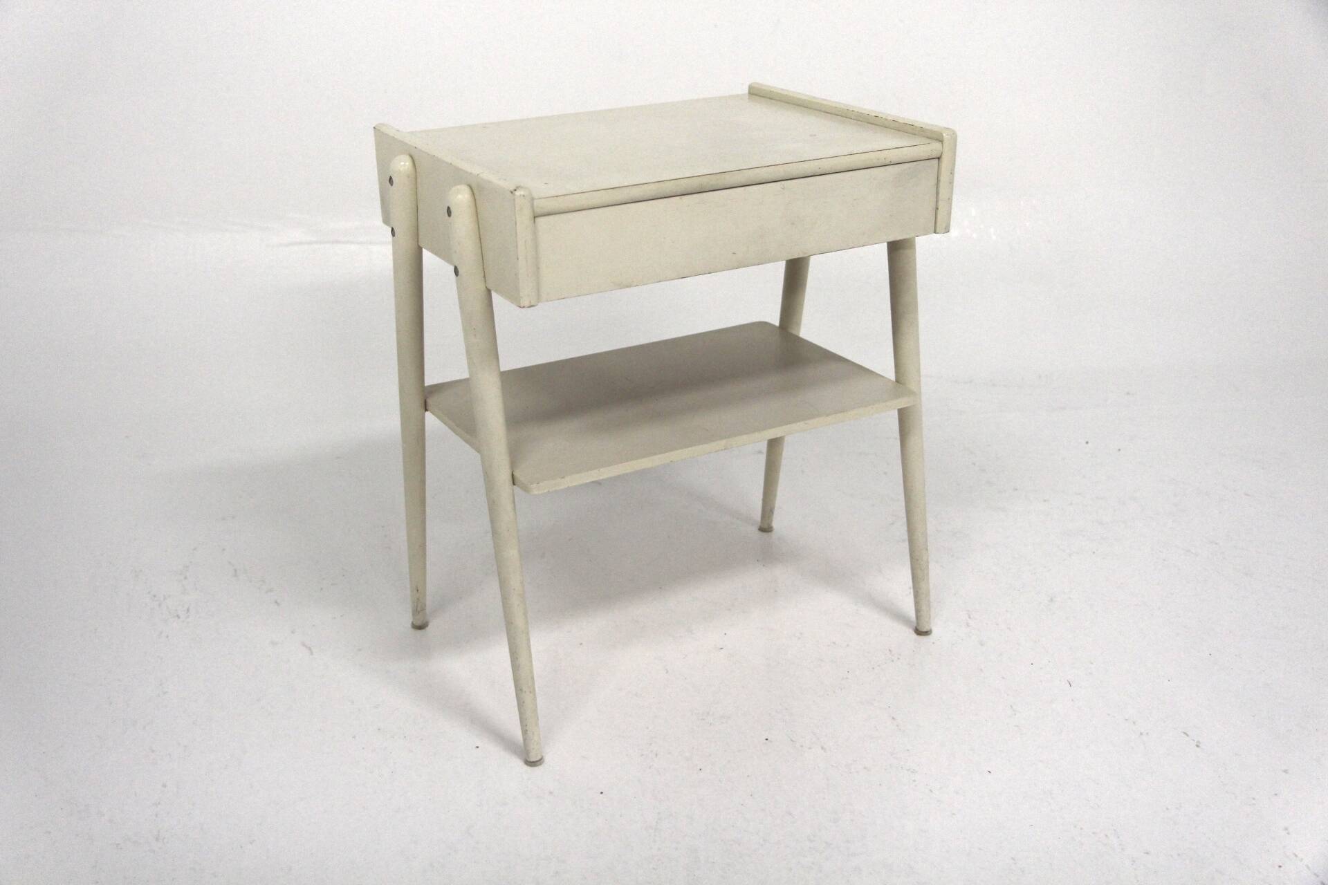 Scandinavian bedside table in teak, AB Carlströms & Co Möbelfabrik