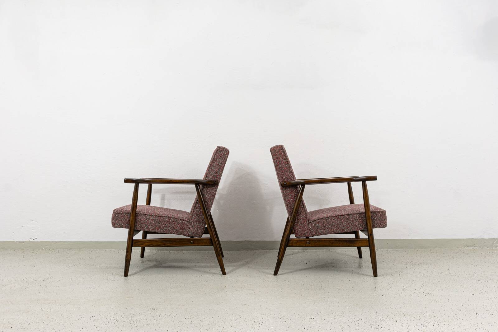 Pair of vintage armchairs, Poland, 1960s