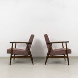 Pair of vintage armchairs, Poland, 1960s