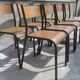 Series 8 vintage school chairs Mullca