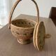 Handwoven African Basket – Fulani (Peul/Fulbe) Craft from Cameroon