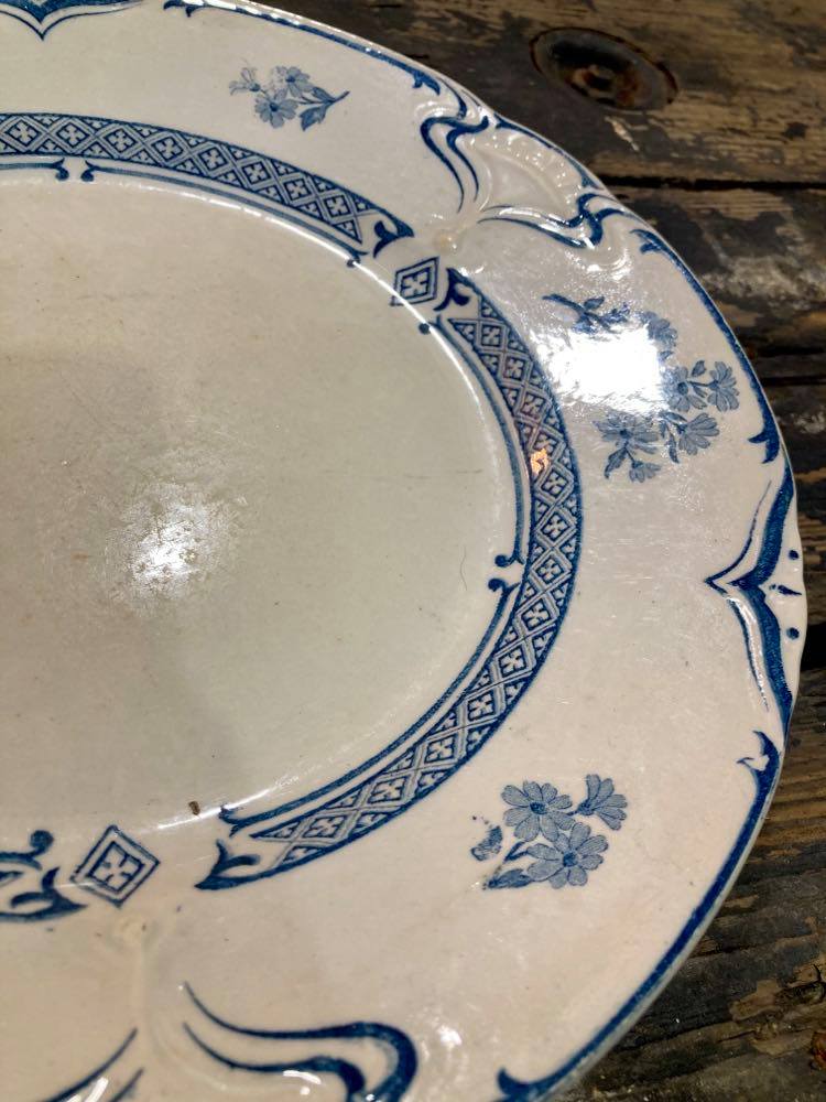 St. Amand Plate and Blue Manon Model Hamage