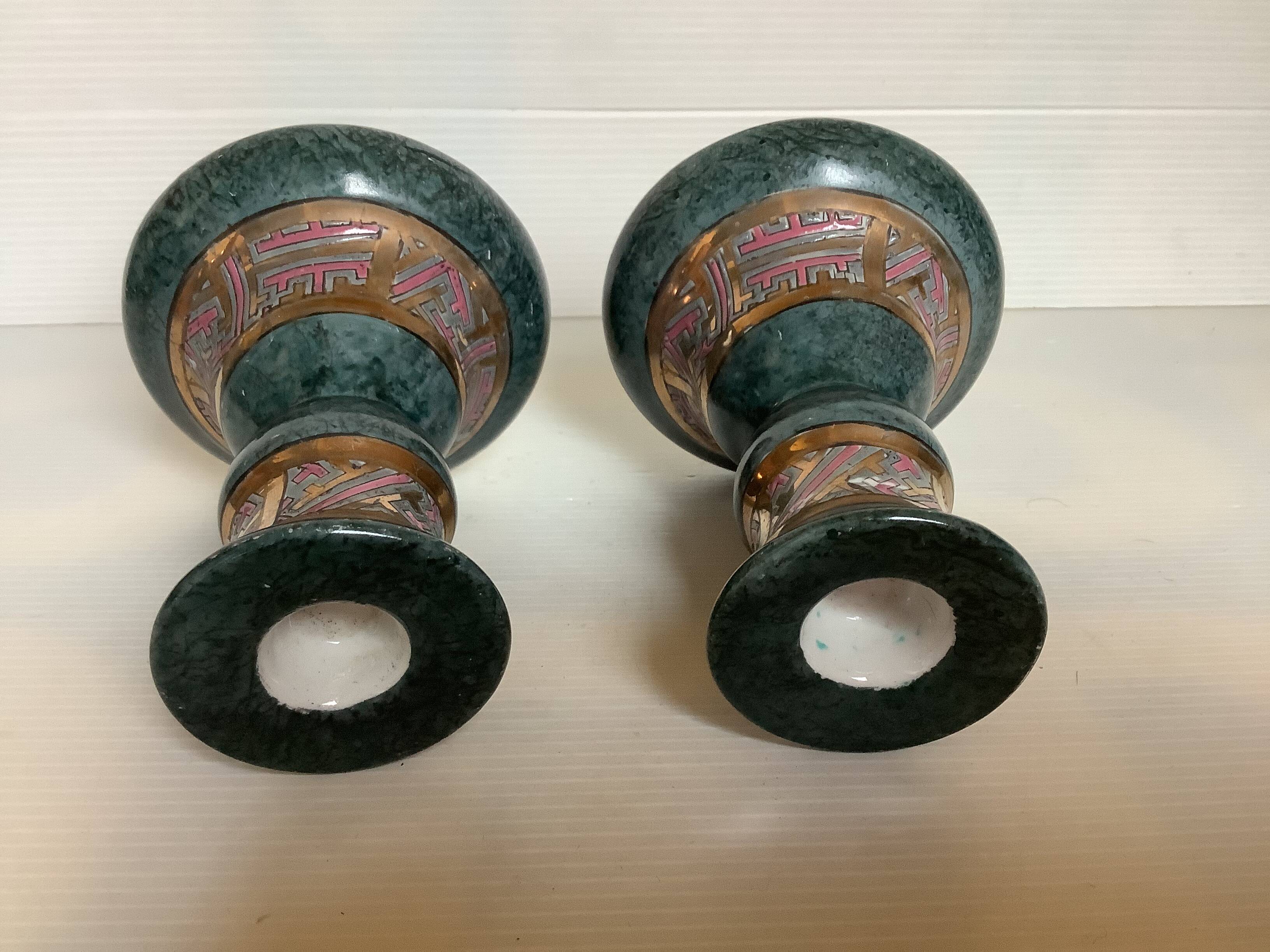 Pair of candlesticks from the 80s