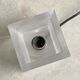 Vintage Nachtmann Leuchten glass cube table lamp