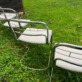 Chrome chairs circa 1960