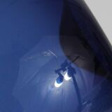 Glass vase signed Bleu Timo Sarpaneva Pullo Oiseau, Iittala, Finland, 1950s