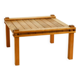 Table basse "Farmer Collection" des années 1960 par Gerd Lange pour Bofinger, en bois de frêne.