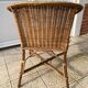 Fauteuil en osier vintage