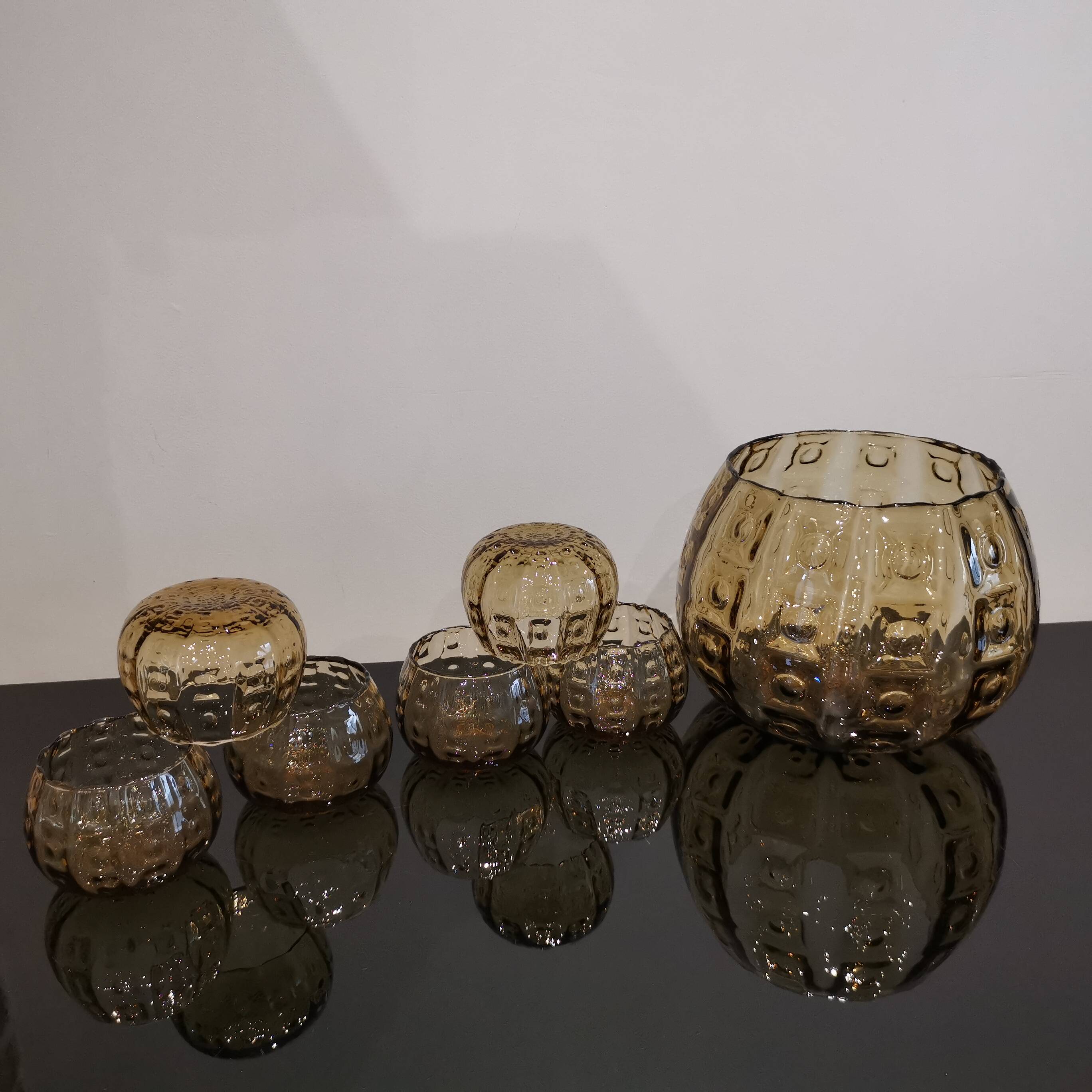 Sangria service 7 pieces 70s Murano style