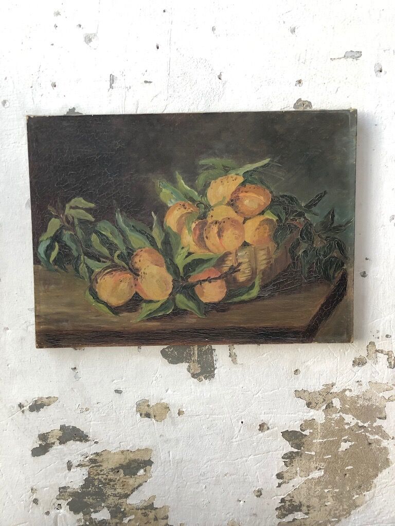 Orange oil canvas at the end of the 19th century