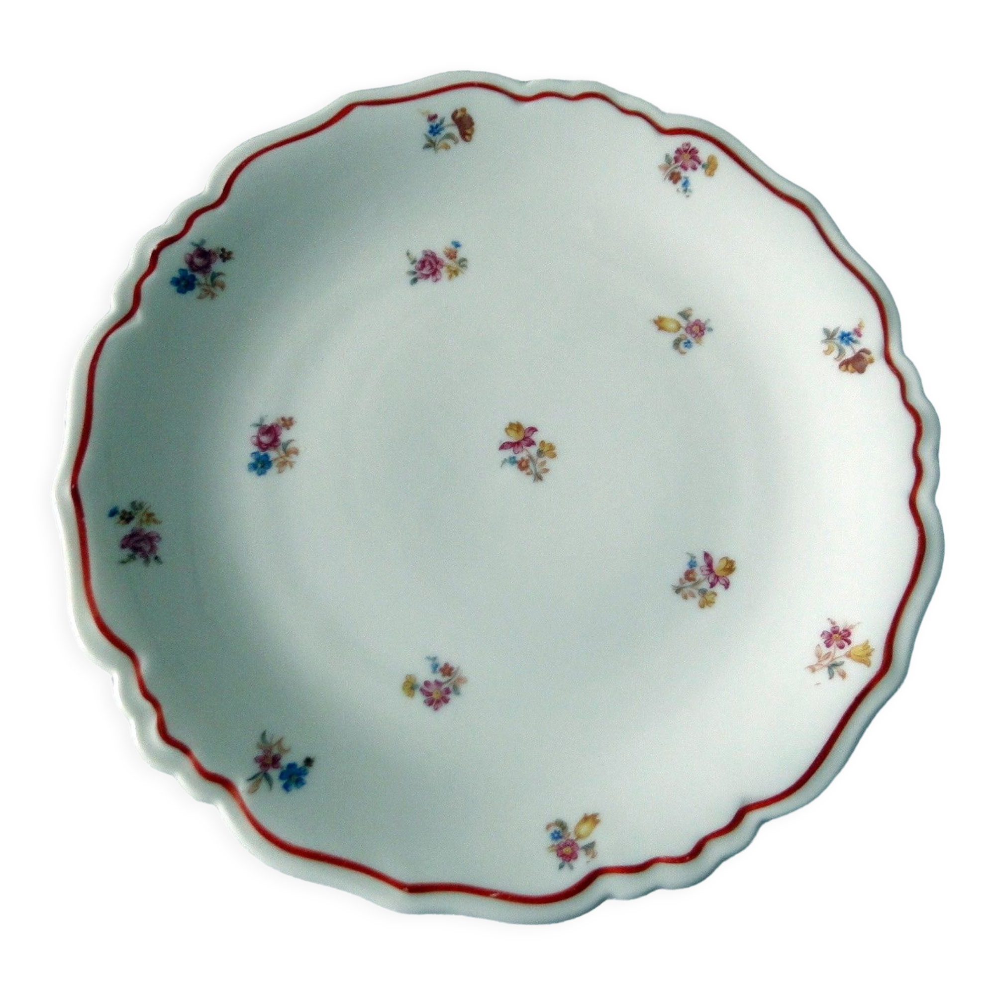 Limoges porcelain footed cup