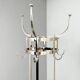 Nymphenburg coat stand in nickel-plated brass by Otto Blümel for ClassiCon, Germany, 1990s