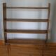 Compass foot library shelf