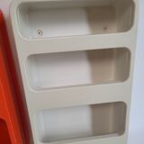 Prisunic plastic wall shelves
