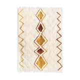 Berber carpet 120 x 170 cm white