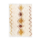 Berber carpet 120 x 170 cm white