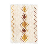 Tapis berbere 120 x 170 cm blanc