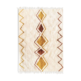 Tapis berbere 120 x 170 cm blanc