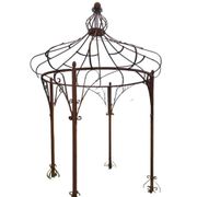 Gloriette, arbour, wrought iron pergola