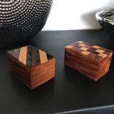 Lot 2 wooden boxes