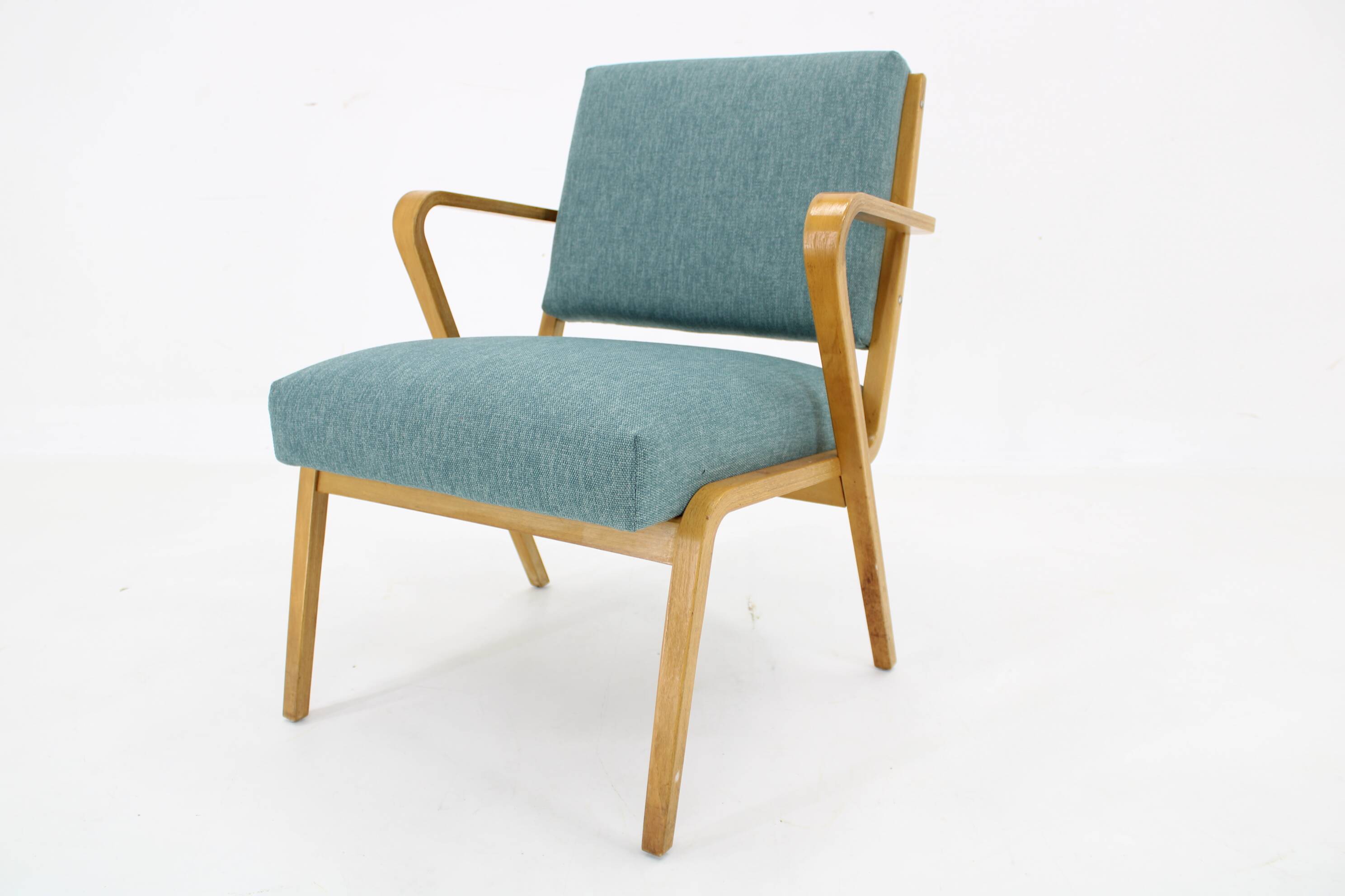 1960s Selman Selmanagic armchair by VEB Deutsche Werkstätten Hellerau, Germany