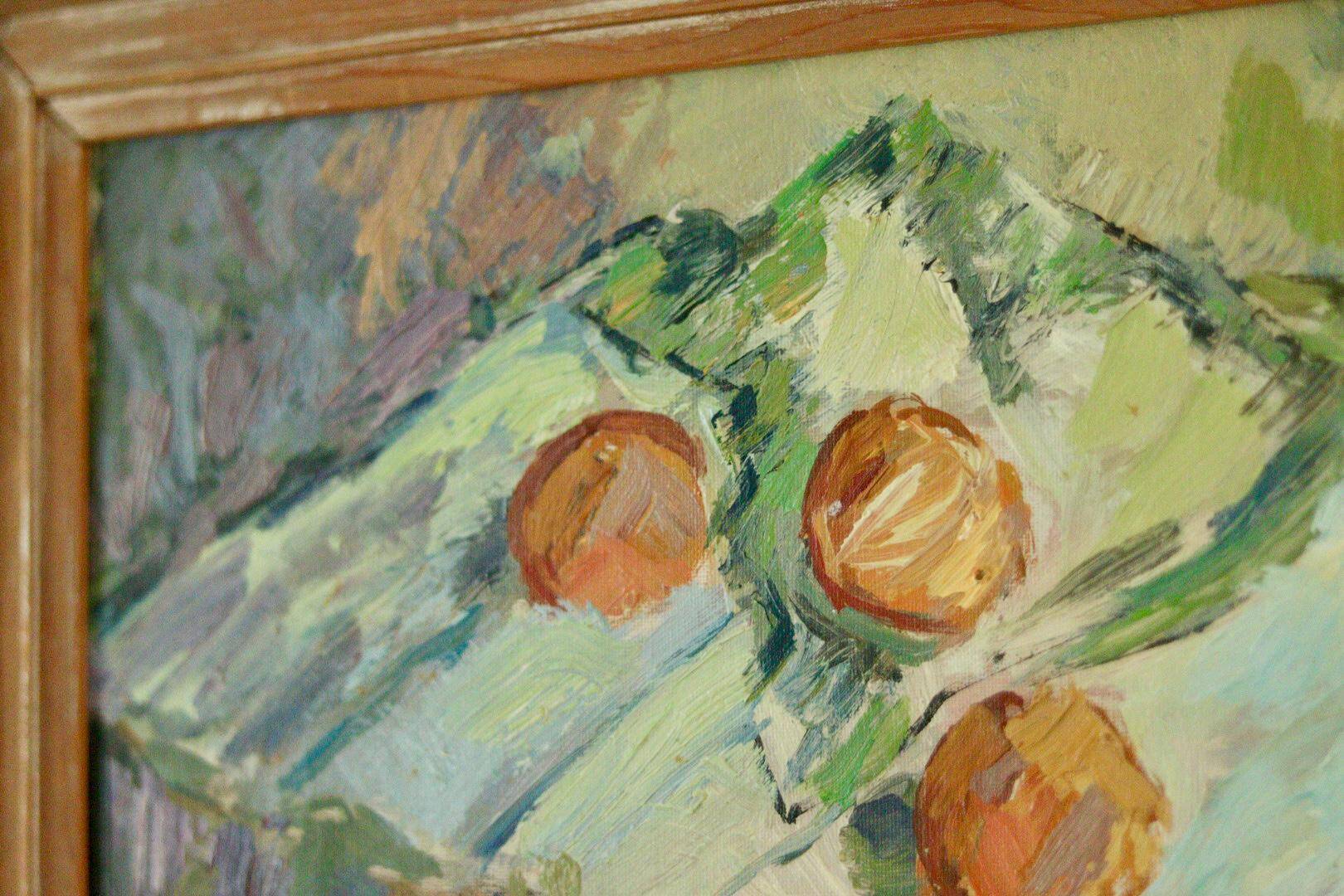 "Still Life with Fruits on a Table" by Bertil Wallman