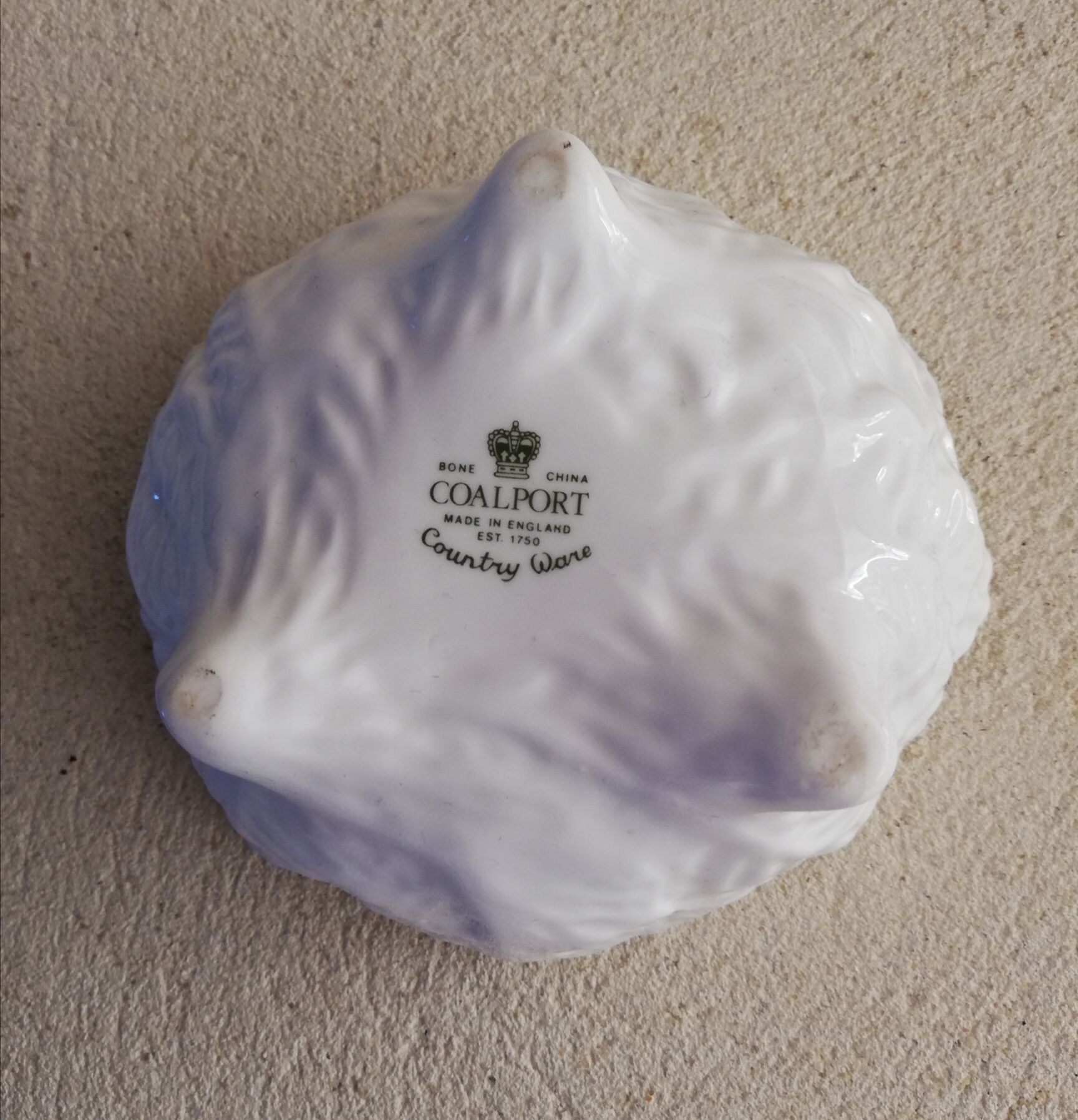 Coupelle forme chou en porcelaine Bone China