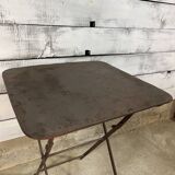 Table de jardin pliante en metal
