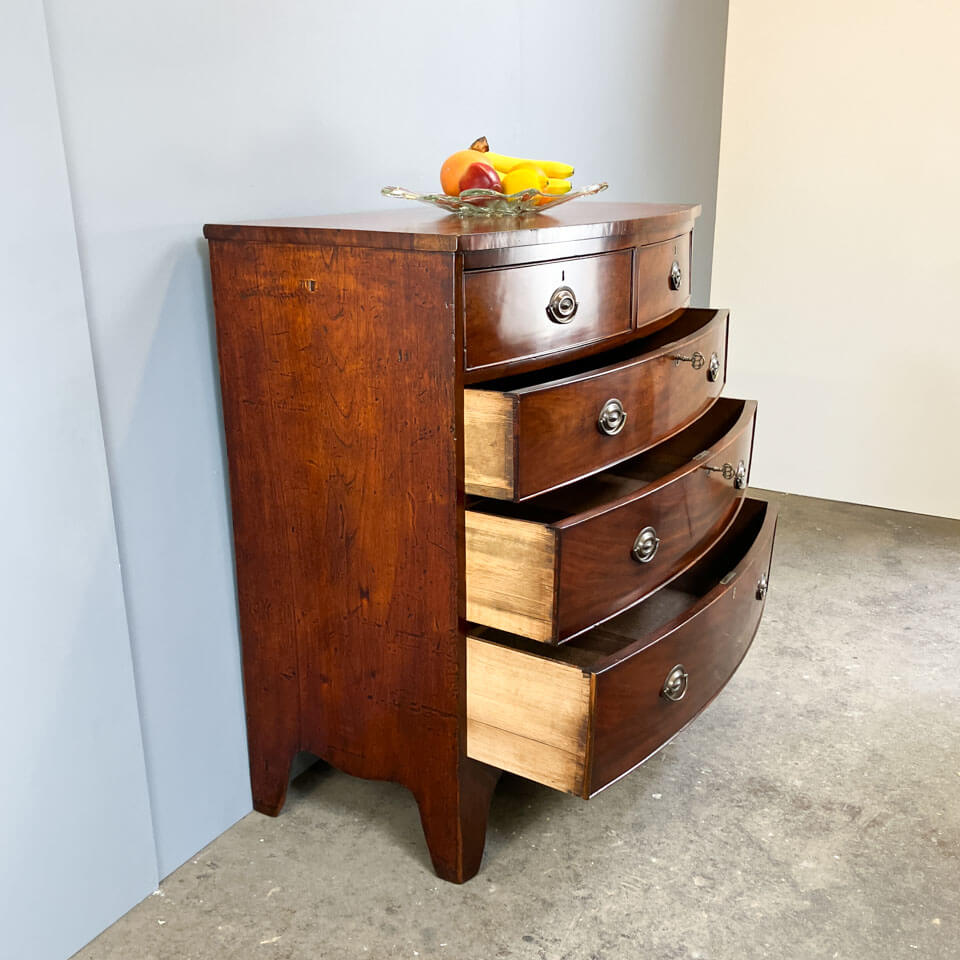 Commode antique, acajou, Angleterre, 19e siècle