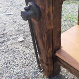 Old Wood Workbench, 1 Drawer and Shelf
