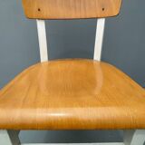 3 chaises en bois, Tchécoslovaquie années 1950