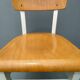 3 chaises en bois, Tchécoslovaquie années 1950