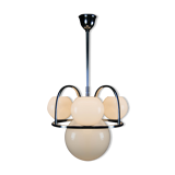 Bauhaus Chrome-plated Chandelier, 1930s