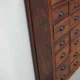 Antique French Pine Apothecary Cabinet, Early 20th Century