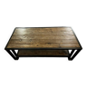 Industrial wood/metal coffee table