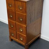 Vintage apothecary furniture in oak, Germany, 1940s