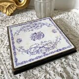 Old 19th century earthenware trivet