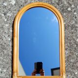 Rattan mirror 60s