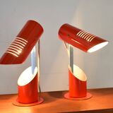 Space Age foldable table lamps from Szarvasi, 1960s