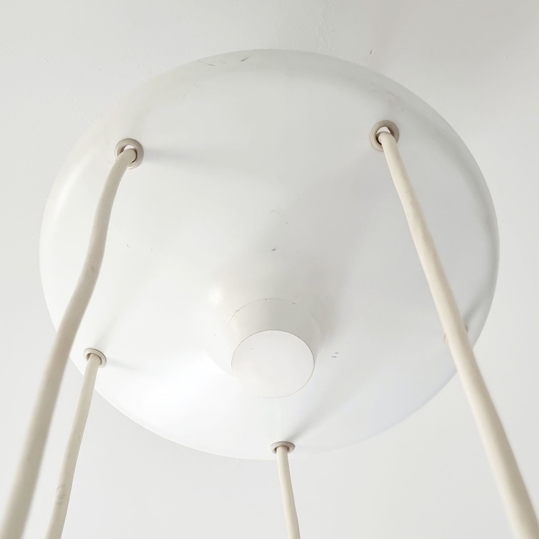 Lustre en cascade de l'ère spatiale par Klaus Hempel pour Kaiser Leuchten, Allemagne, 1972