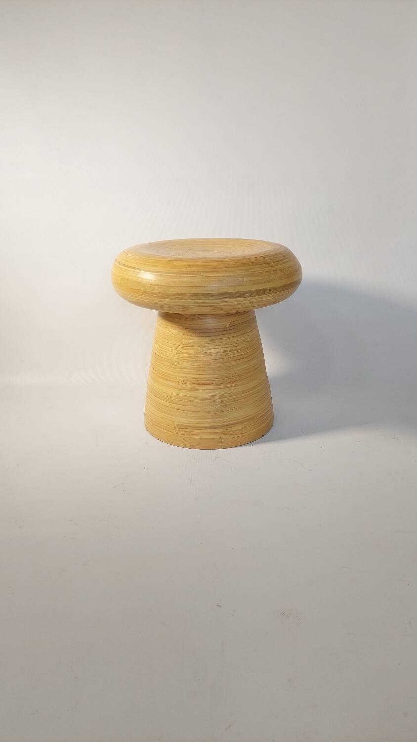 Vintage bamboo stool
