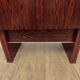 Paire de chevets modernistes placage palissandre années 70