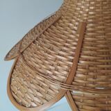 Vintage rattan hanging lamp