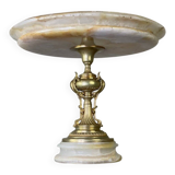 Coupe en onyx et bronze doré vers 1880