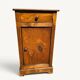Meuble de chevet rustique ancien en bois massif