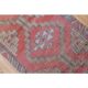 1970s Turkish Oushak Handmade Wool Cotton Orange Area Rug 86x284