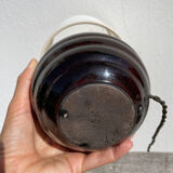 Lampe à poser en céramique émaillée 1960